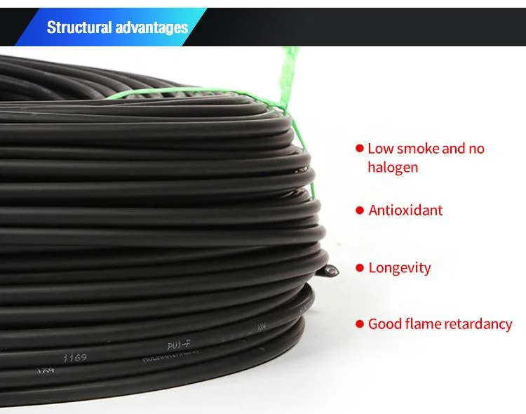 DC Cable 4mm 6mm 10mm Power PV Cable 1000V 1500V PVC Solar Cable