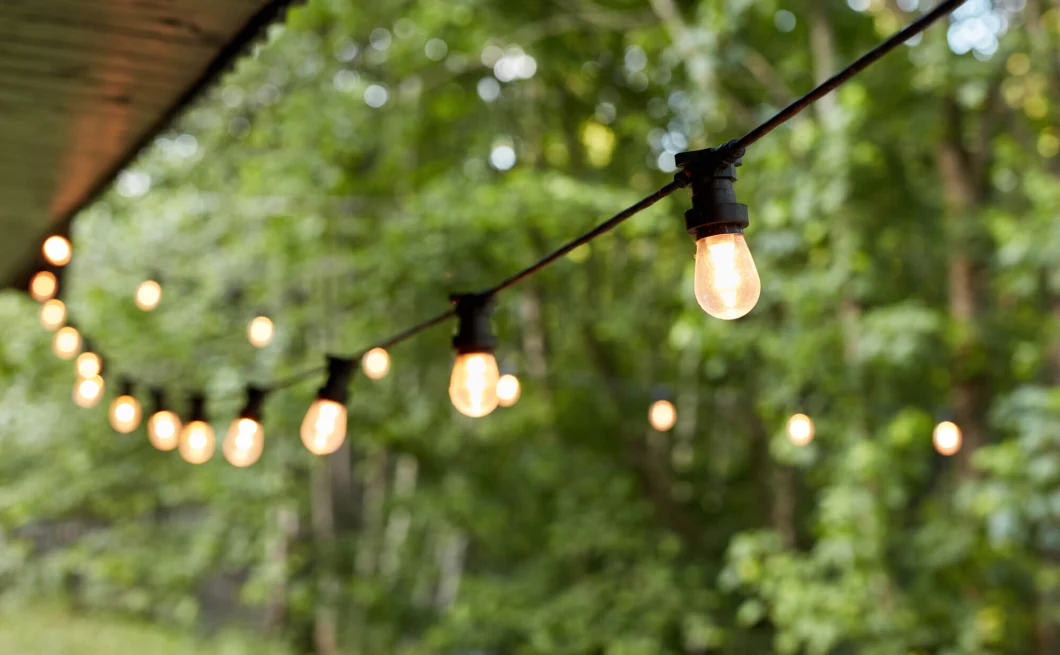 Retro Edison Bulb String Outdoor Garden Solar LED String Light
