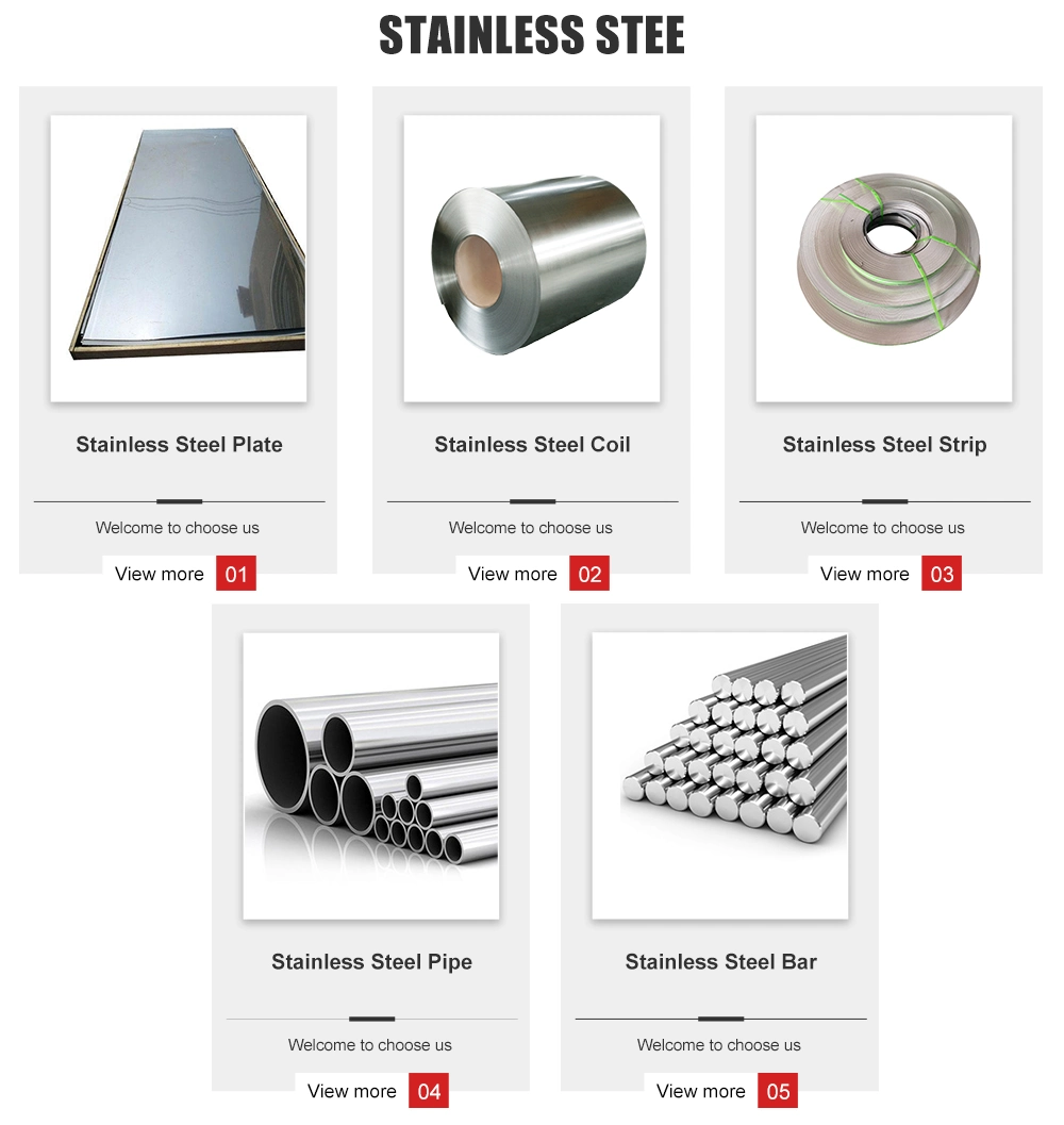 Excellent Stainless Steel Flat Plate Stainless Steel Coil and Other Stainless Steel Products with Complete Spe Chinese Material Supplier