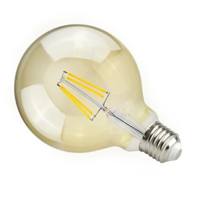 G45 Globe Edison LED Filament Ampoule E26 E27 Base Dimmable LED Ampoule Guirlande Lumineuse 2W 4W 5W pour la Décoration de Fête de Vacances à la Maison