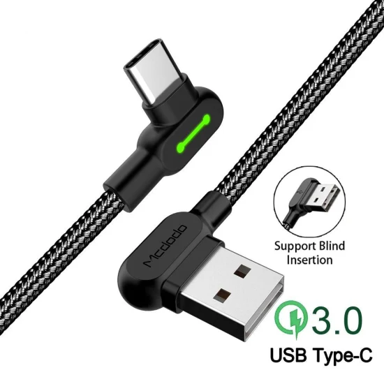 Mcdodo Câble de ressort de voiture rétractable USB C vers USB Type-C