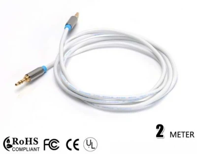Câble USB Aux Audio de Voiture 3.5mm 2m